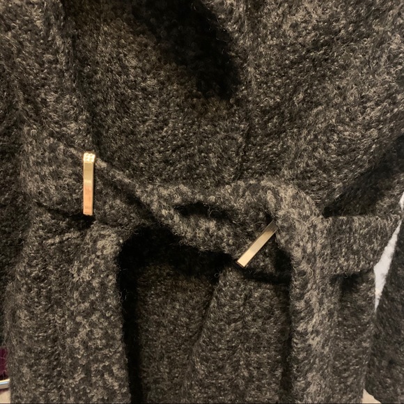 Belted Wool Blend Coat - Picture 5 of 10